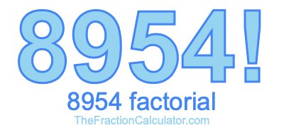 8954 Factorial