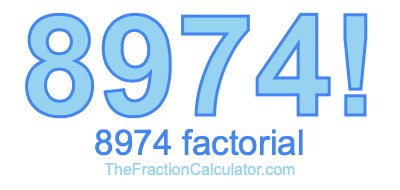 8974 Factorial