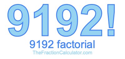 9192 Factorial