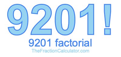 9201 Factorial
