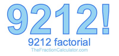 9212 Factorial