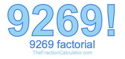 9269 Factorial