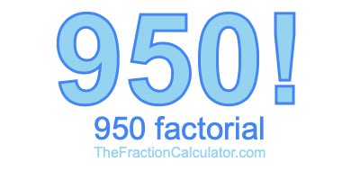 950 Factorial