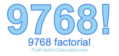 9768 Factorial