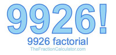 9926 Factorial
