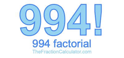 994 Factorial