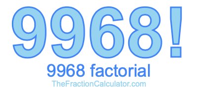 9968 Factorial