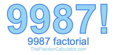 9987 Factorial