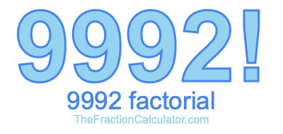 9992 Factorial
